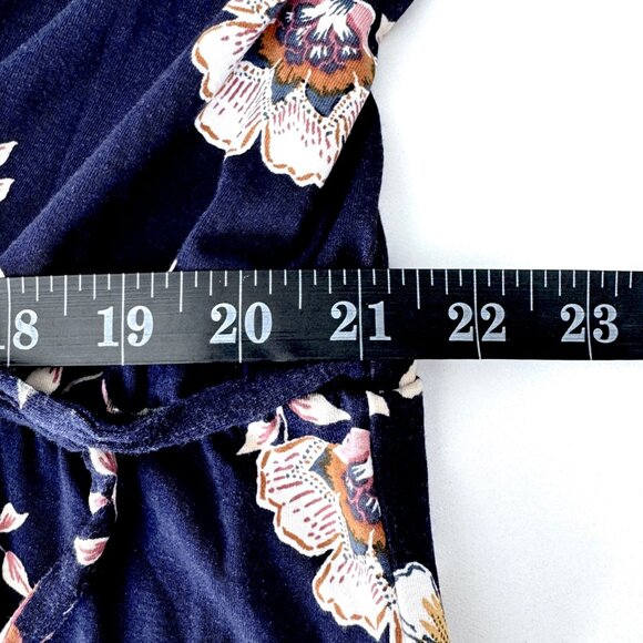 NWT Old Navy 3X NAVY Floral Faux Wrap Dress - Picture 9 of 15